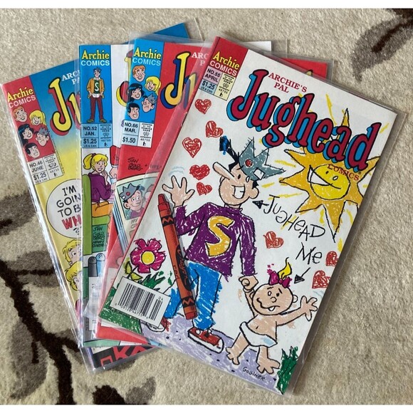 Vintage 90s Jughead Comic Lot 1990s Archie Comics Veronica Lodge Betty Cooper - Picture 1 of 6